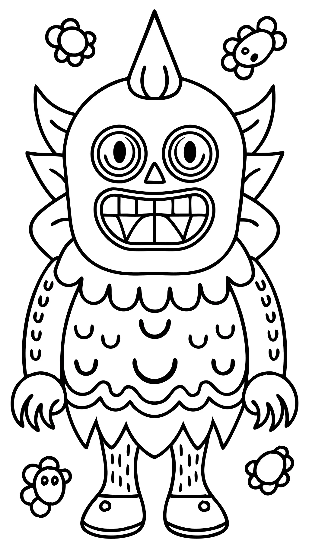 ugly coloring pages